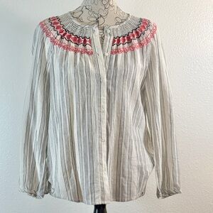 Boho Embroidered Top by Lucky